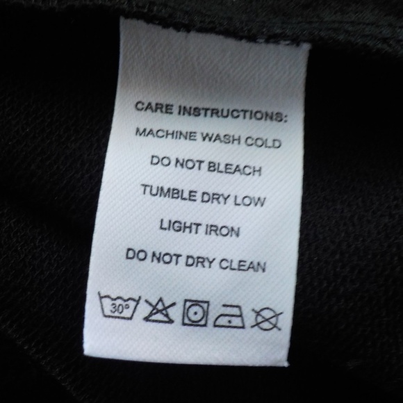 Black Leather Patch Dress - Picture 9 of 9